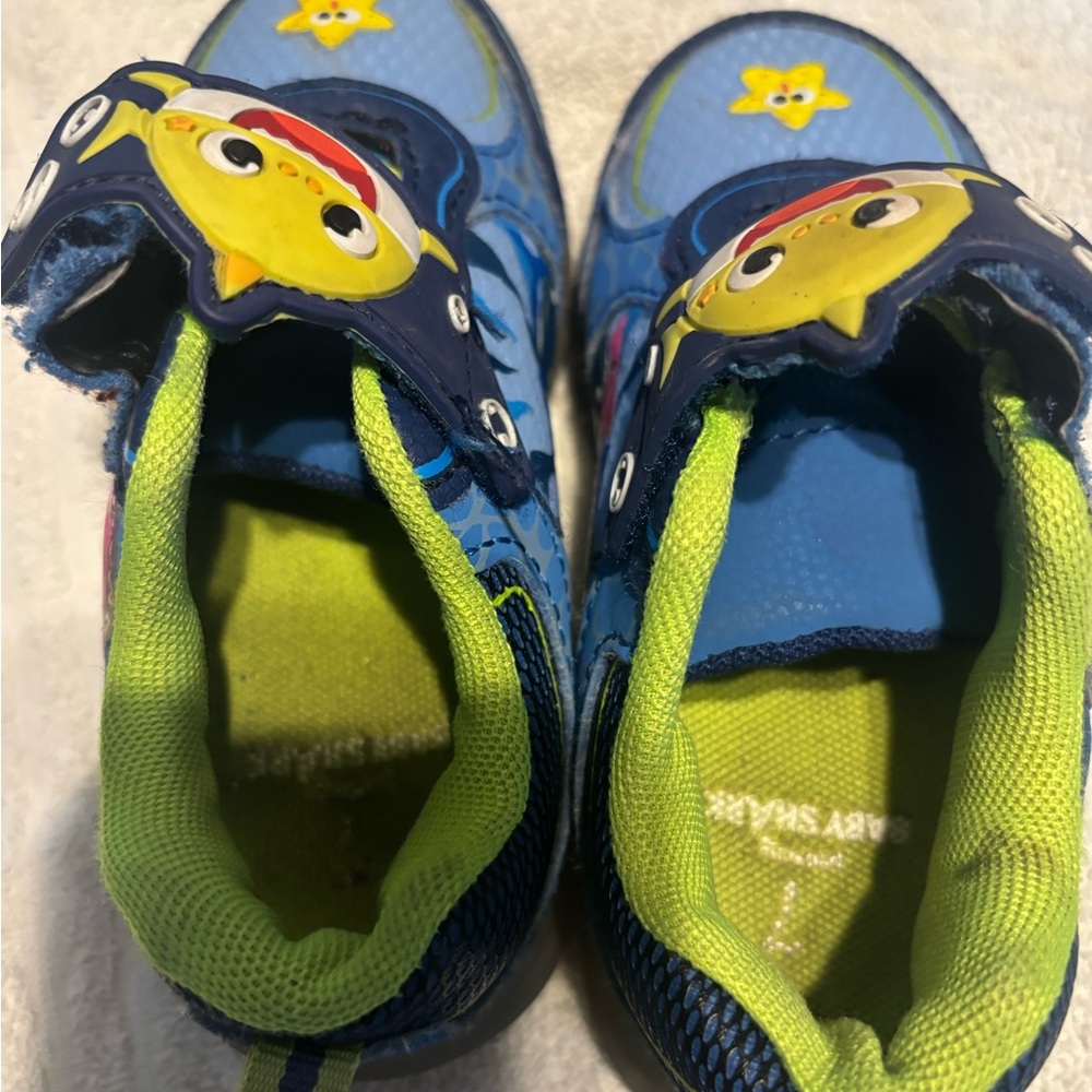 Kids Blue and Green Shoes